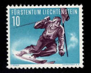 LIECHTENSTEIN Scott 289  down hill ski MNH**