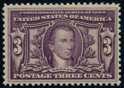 US Scott #325 Mint, FVF, NH.  Cat $170