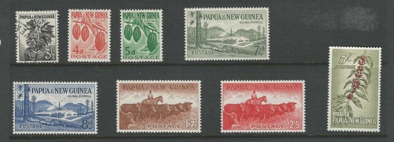 Papua New Guinea, Postage Stamp, #139-146 Used & Mint, JFZ