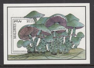 Maldive Islands 1230 Mushrooms Souvenir Sheet MNH VF