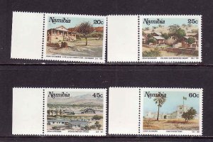 Namibia-Scott#702-5-Unused NH set-Tourist camps-1991-