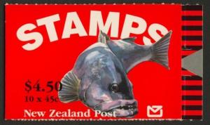 New Zealand 1179a sealed MNH Booklet Fish, Shell, Lobster, Boat