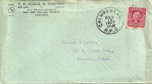 CHI.& WENT.AVE.R.P.O.STREET CAR 1907 TP26