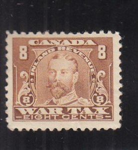 Canada: 8c War Tax Stamp, MH, FWT12, Creased (14663)