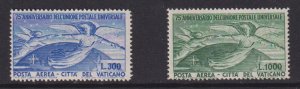 Vatican City  #C18-C19  MNH 1949   Angels and globe