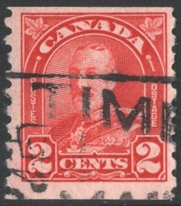 Canada SC#181 2¢ King George V Coil Single (1930) Used