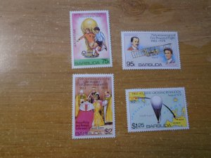 Barbuda  #  374-77     MNH