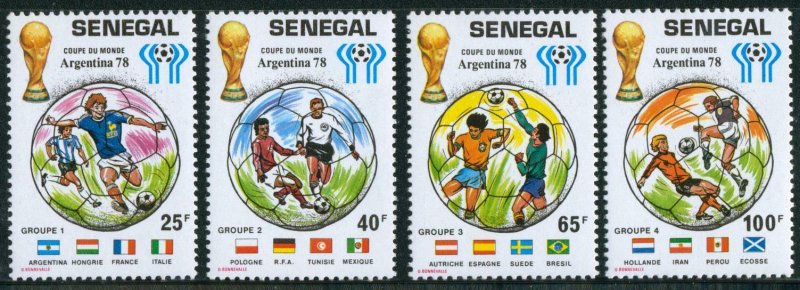 1978 Senegal 671-674 1978 FIFA World Cup in Argentina