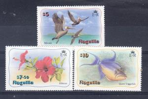 Anguilla Scott 477-479 Mint NH high values (Catalog Value $58.50)