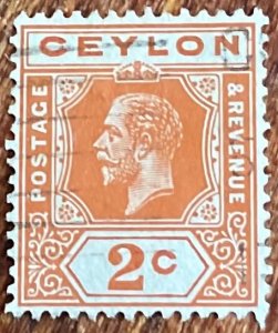 Ceylon #201 Used Single King Edward VII L21