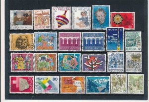 D397374 Switzerland Nice selection of VFU Used stamps