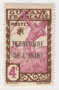 1932-38 French Colony Inini 4cMH* Stamp A22P17F8823-