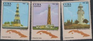 CUBA #2553-5 MNH 1982
