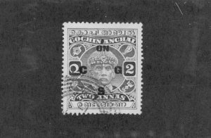 INDIA COCHIN ANGHAL 077 USED BIN $1.20