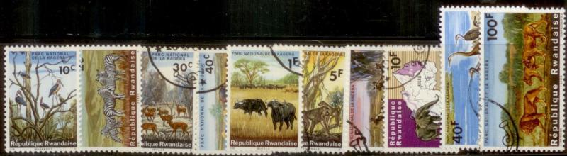 Rwanda 1965 SC# 99-108 CTO  L59