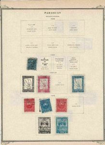 paraguay stamps page ref 17089
