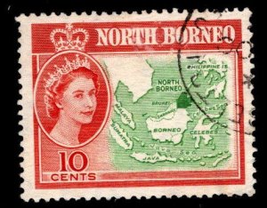 North Borneo Scott 284 used stamp typical cancel