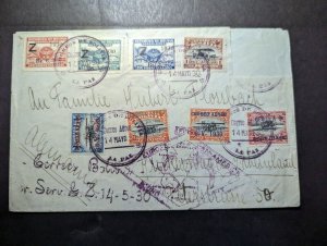 1930 Bolivia LZ 127 Graf Zeppelin First Flight Cover FFC La Paz to Germany