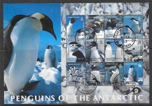 BRITISH ANTARCTIC TERR. SG365a 2003 PENGUINS OF THE ANTARCTIC USED