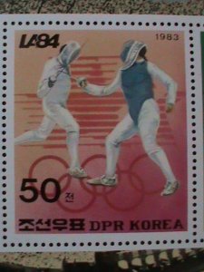 ​ ​KOREA-1983-SC#2340- OLYMPIC GAMES LOS ANGELES'83 RARE-MNH S/S VERY FINE