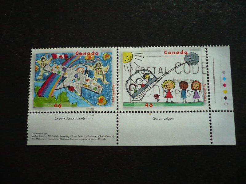 Stamps - Canada - Scott# 1859-1860 - Used Part Set of 2 Stamps