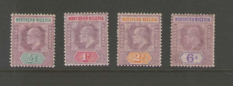 Northern Nigeria 1905 KGV SG 20-22,25 MH