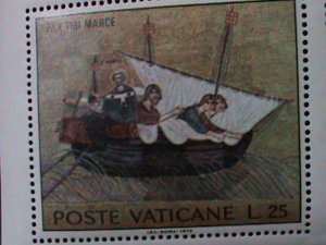 VATICAN CITY-1972-UNESCO CAMPAIGN TO SAVE VENICE PAINTINGS-MNH VERY FINE RARE