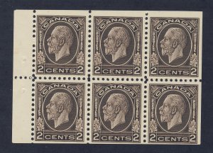 6x Canada Booklet Pane Stamps; #196b-2c MNH F/VF Guide Value = $175.00