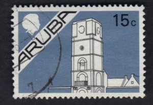 Aruba  #2  used   1986 tower   15c