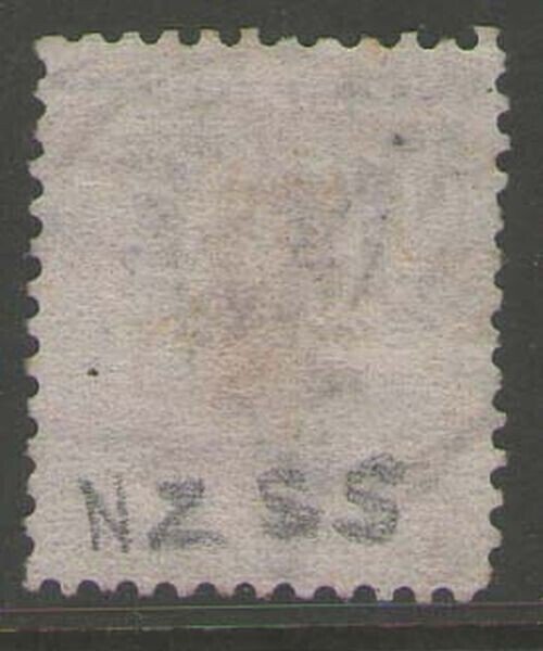 New Zealand 1878 QV 2sh SG 185 or Sc 59 FU