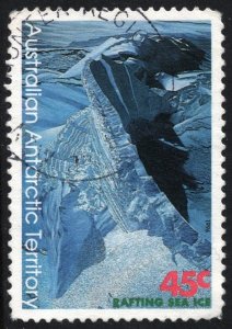 Australian Antarctic SC#L96 45c Rafting Sea Ice (1996) Used