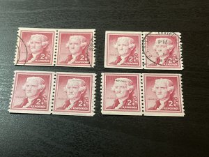 US SC # 1055 Used Pair