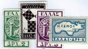 Greece SC#582-585 Used F-VF...Worth checking out!