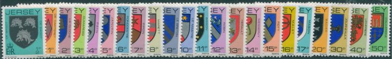 Jersey 1981 SG249-271 Family Arms MNH