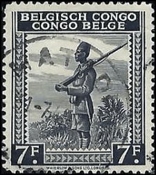 BELGIAN CONGO   #223 USED (6)