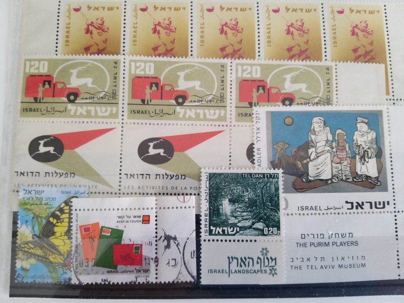 Lot Israel used + mint