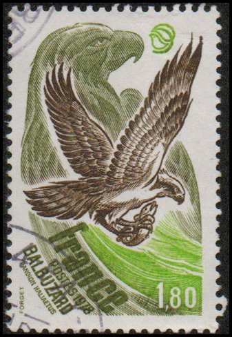 France 1581 - Used - 1.80fr Osprey (1978) (cv $0.55)