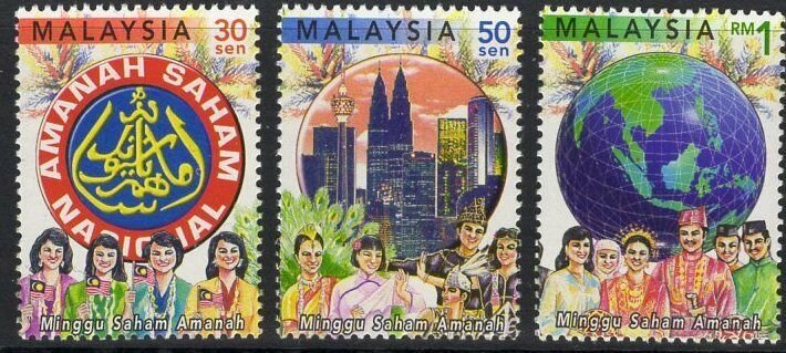 MALAYSIA SG879/81 2000 UNIT TRUST WEEK MNH