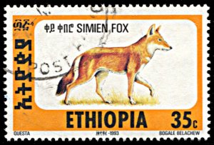 Ethiopia 1393G, used, Simien Fox