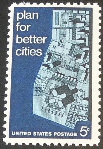 1967 5c Urban Planning Scott 1333 Mint NH