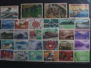 JAPAN-JAP-1- PICTORIAL LARGE OLDIES 28 DIFF USED  HIGH CAT.VALUE VERY FINE