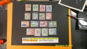 Jamaica 1956 Scott# 159-174 Complete Mint XF NH set of 16