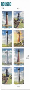 US #4413a MNH right side Plate Block of 8.  Gulf Coast Lighthouses.  So nice.