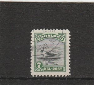 Greenland  Scott#  12  Used  (1945 Harp Seal)