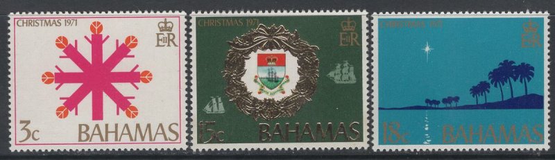 BAHAMAS   331, 333-334  MNH SHORT SET