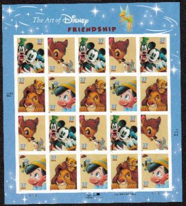 MALACK 3865 - 68, 37c Art of Disney,  Sheet-Stock Ph..MORE.. stock3865-68