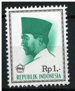 Indonesia 1966 - Scott 680 MH - 1r, President Sukarno 