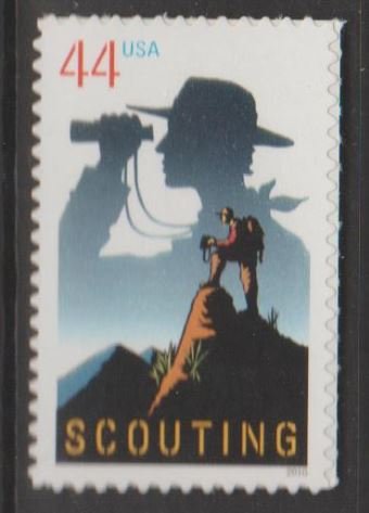 U.S. Scott #4472 Boys Scout 1910-2010 Anniversary Stamps - Mint NH Single