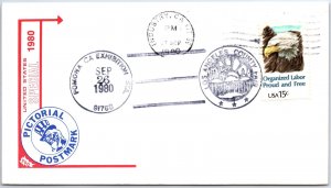 US SPECIAL EVENT COVER LOS ANGELES COUNTY FAIR AT POMONA CALIFORNIA 1980 - F