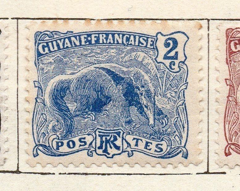 French Guiana 1904 Early Issue Fine Mint Hinged 2c. 135923